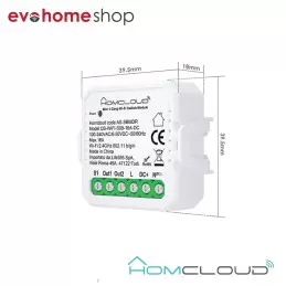 Modulo smart mini AC/DC 1CH...